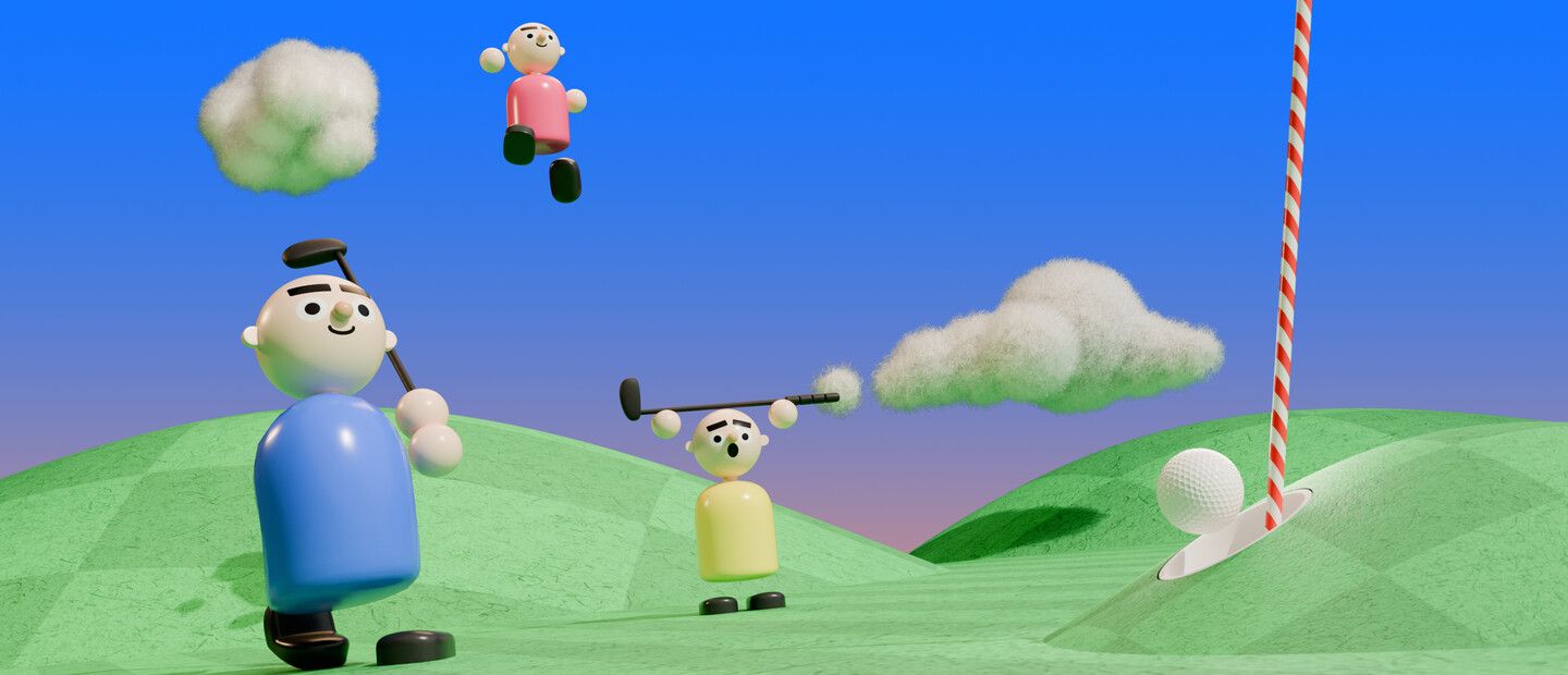 Multiplayer Platform Golf