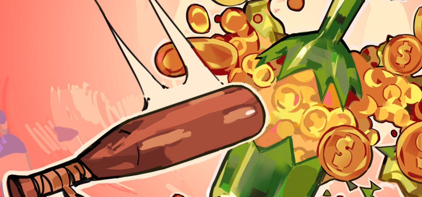 Smashing Bottles