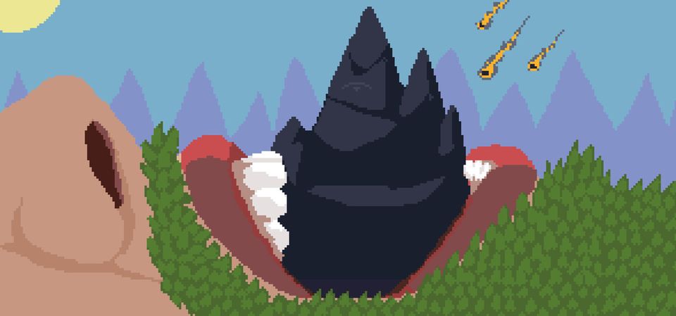 Dwarf Eats Mountain