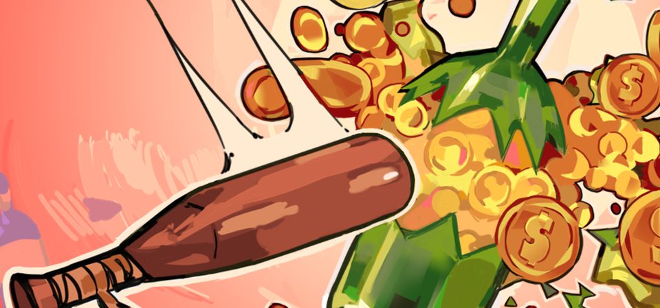 Smashing Bottles